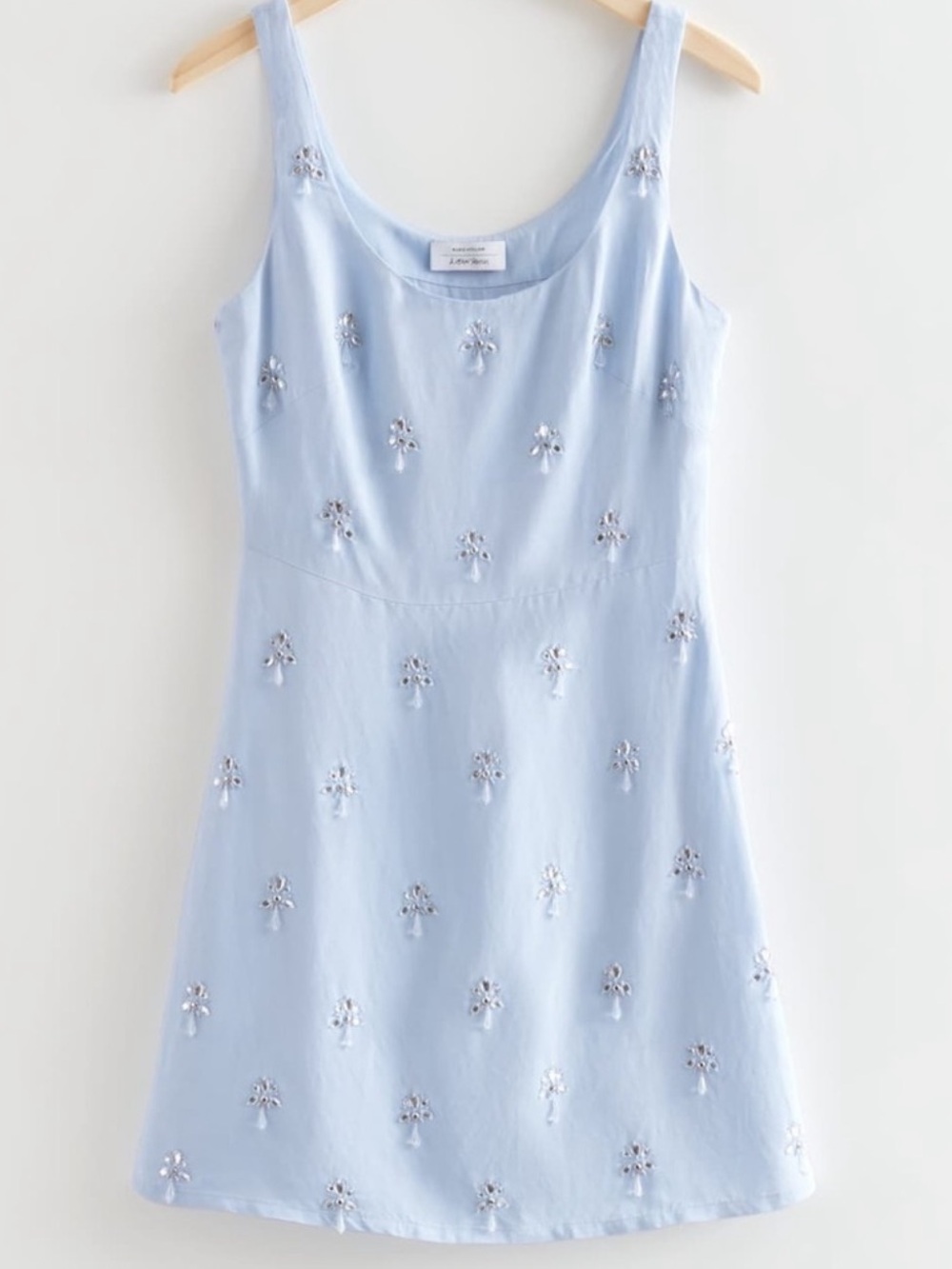 & Other Stories Gemstone Embellished Dress